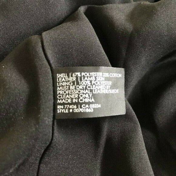 CLUB MONACO Moto Jacket Size 2 Lambskin Leather Detail Blue Jacquard Brocade - Picture 10 of 10